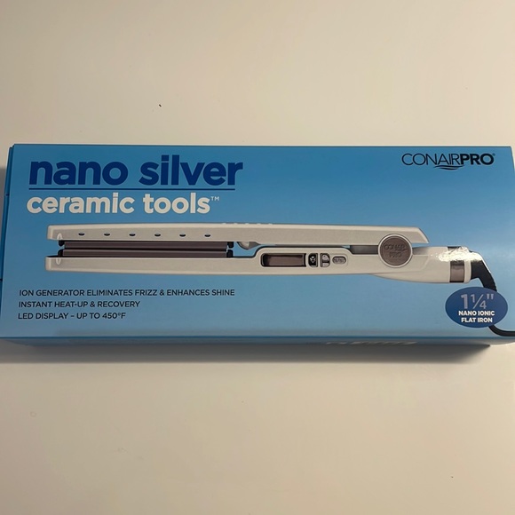 ConairPro Hair Conairpro Nano Silver Flat Iron Poshmark